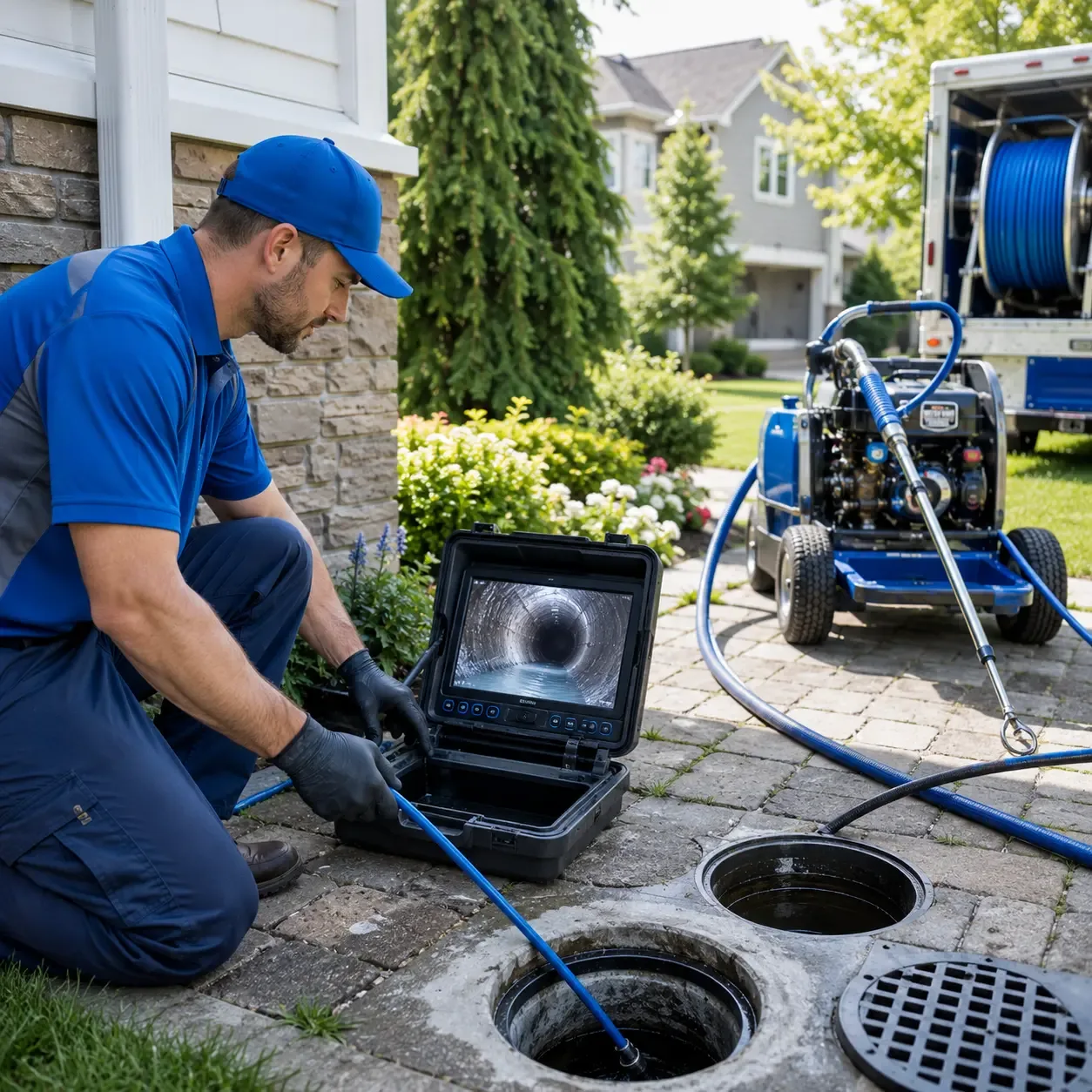 Outdoor drain cleaning professionals serving Vinton, CA